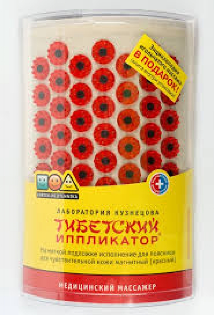 Иппликатор"Тибетский" для поясницы  (красный)